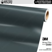 3M 2080 Satin Thundercloud Vinyl Wrap | S271