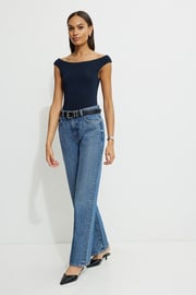 Off Shoulder Jersey Bodysuit