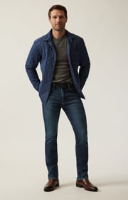 Cool Tapered Leg Pants in Dark Brushed Urban
