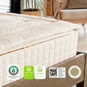 2" Alpaca Mattress Topper with Organic Cotton Fabric