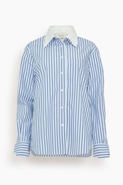 Double Shirt in Blue Stripe