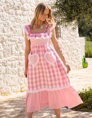 Candy Floss Gingham Pippa Dress