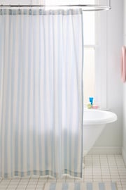 Awning Stripe Patterned Shower Curtain