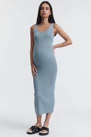 Coastline Knit Dress (Pacific Blue) - FINAL SALE