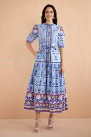 Saylor Dress Paros Tile Placement Nautical