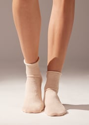 Cuffless Short Linen Socks - Short socks - Calzedonia