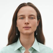 VIVIANNA TORUN 純銀鑲水晶長耳環