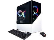 CYBERPOWERPC Game Master Gaming Desktop - AMD Ryzen 5 - NVIDIA GeForce RTX 4060 - 16GB/2TB SSD - White