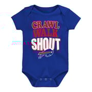 Buffalo Bills Infant Crawl, Walk, and Shout Onesie