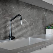 Orion White Gloss Silver Embedded 2700x250x8mm PVC Shower Wall/Ceiling Panels