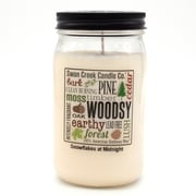 Snowflakes At Midnight 24oz Pantry Jar by Swan Creek Candle