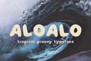 Aloalo – Tropical Groovy Typeface