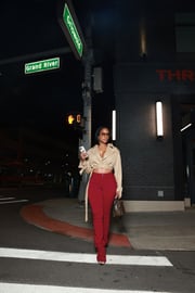 Right Call High Rise Stacked Flare Jeans - Burgundy