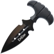 ElitEdge Steel Push Dagger Tactical Knife 3" w/ Nylon Sheath