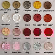 Custom Wax Seal Sticker, 40 Colors Wax Seals Self-Adhesive Backing, 60 Designs Personalized Wax Seal, Monogram Wax Seal Stickers