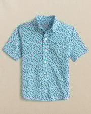 Boys Intercoastal Fintastic Short Sleeve Sport Shirt