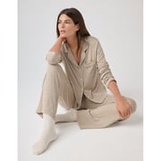 Jersey Classic Dot Pajama Set | Pajamas | The White Company