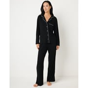 Jersey Classic Piped Pyjama Set | Nightwear & Robes Sale | The White Company