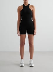 Black Shape Seamless Hotpants