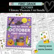 Ultimate First Grade October Thematic Unit Bundle