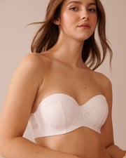 Lightly Lined Memory Foam Strapless Bra