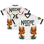 Men's White Noche UFC 2025 Futbol Jersey