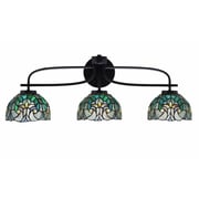 Cavella - 3 Light Bath Bar-9.75 Inches Tall and 28 Inches Length