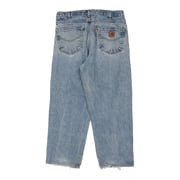 Carhartt Jeans - 34W 36L Blue Cotton