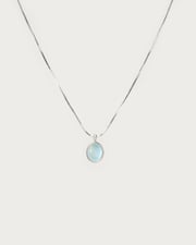 Waterdrop Necklace in Marine Blue