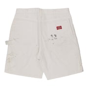 Dickies Carpenter Shorts - 33W 8L White Cotton