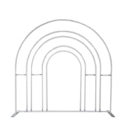 7x7ft Hollow Rainbow Arch Backdrop Party Decoration Props