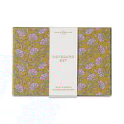 Vintage Floral Scalloped Notecard Set