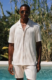 Wave Revere Shirt in Stone