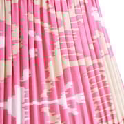 40cm straight empire silk ikat shade in pink and ecru Koyari