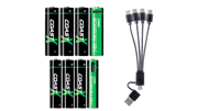 ZXAA & ZXAAA Rechargeable Battery 8 Pack