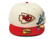 New Era Tonal Florals Kansas City Chiefs Fitted Hat