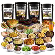 MEGA 4-Week Emergency Food & Protein Supply (2,500+ calories/day, 30 different food varieties)