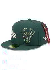 New Era Alpha Industries 59Fifty E1 Milwaukee Bucks Fitted Hat