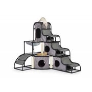 Cats Town Tower with Scratcher Gray 7240