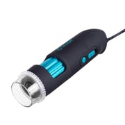 Q-Scope By AmScope 8.0MP USB Handheld Digital Microscope 10X-50X, 200X Magnification with LED Illumination and Polarizer