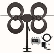 Bundle - ClearStream 4MAX Indoor / Outdoor HD TV Antenna, 20-inch Mast, DAX4 Distribution Amplifier 4-Output
