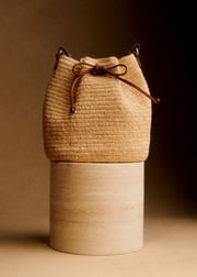 Farrow Bag - Natural Raffia - Raffia - Sézane