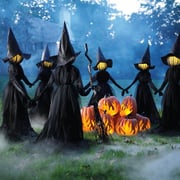 Holding Hands Witches, Set of Three