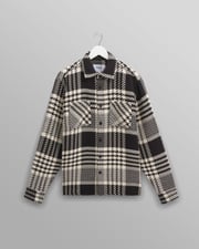 Whiting - Ecru And Black Lake Check Overshirt