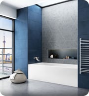 BainUltra BBVBRA0 Bain De Ville 60" Alcove Customizable Bath Tub