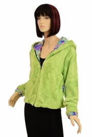 Minky Faux Fur Short Jacket