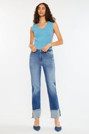 Quin Essentials High Rise Straight Jeans