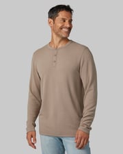 MEN'S EVERYDAY COMFORT LONG SLEEVE HENLEY T-SHIRT