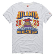 Men's Atlanta Braves x Outkast Homage Gray 2025 MLB All-Star Game Tri-Blend T-Shirt