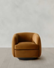 Boucle Swivel Chair